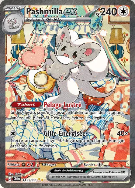 Pashmilla ex 119/086 IR Chaos Ascendant FR - carte originale