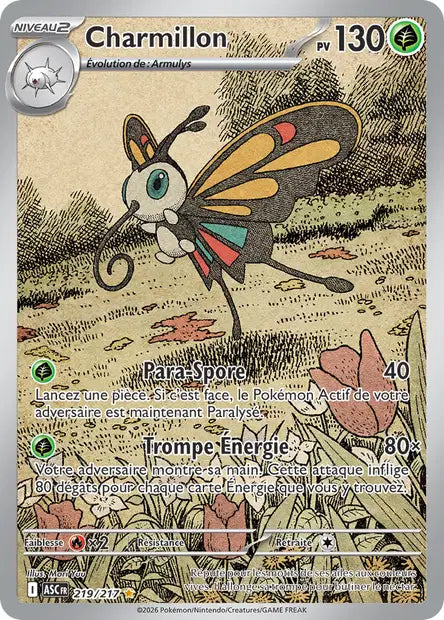 Charmillon - 219/217 - Héros Transcendant - FR
