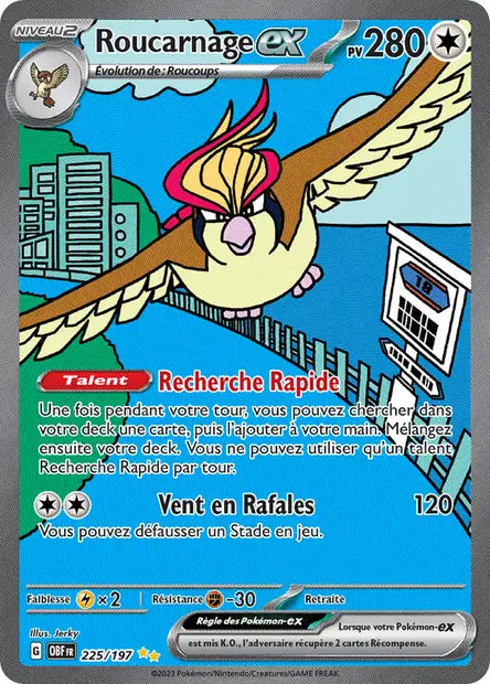 Roucarnage ex - 225/197 - Flammes Obsidiennes - FR