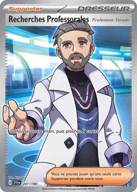 Recherches Professorales Professeur Turum - 241/198 - Écarlate et Violet - SVI - FR