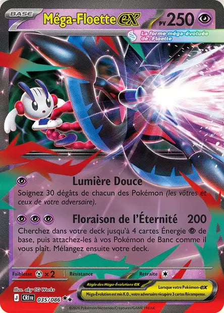 Méga-Floette ex 035/086 - scan original