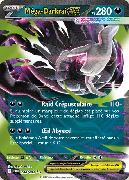 Méga-Darkrai ex 048/084 - scan original