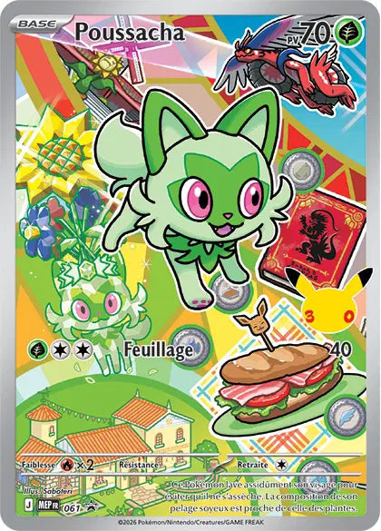 Poussacha 061 MEP FR - carte originale