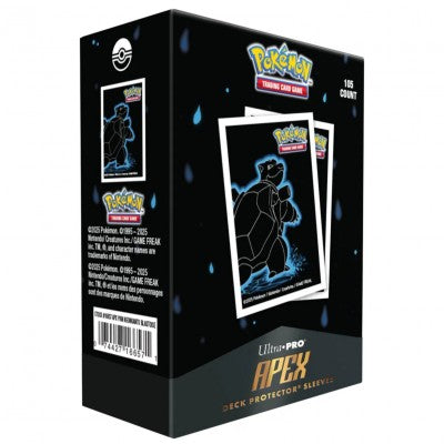 Ultra Pro Apex Deck Protector Sleeves Neon Kanto Blastoise - packaging