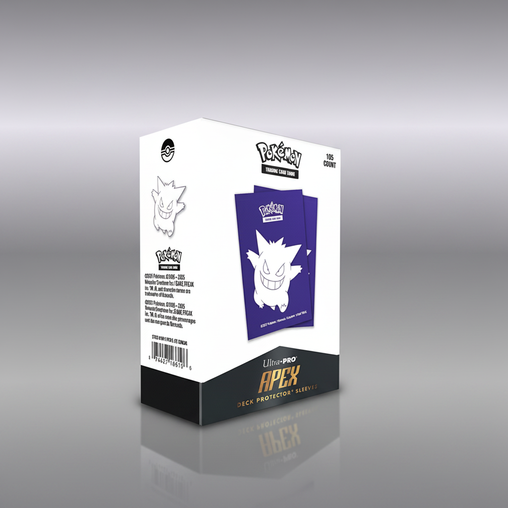Sleeves Ultra Pro Apex Elite Gengar 105ct - fond studio habituel