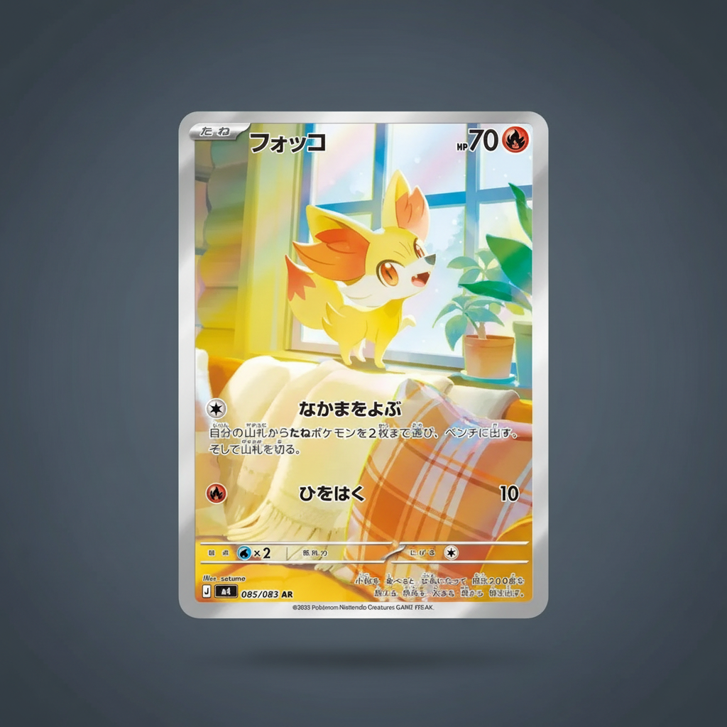 Feunnec AR 085/083 - Carte Pokémon Japonaise Ninja Spinner