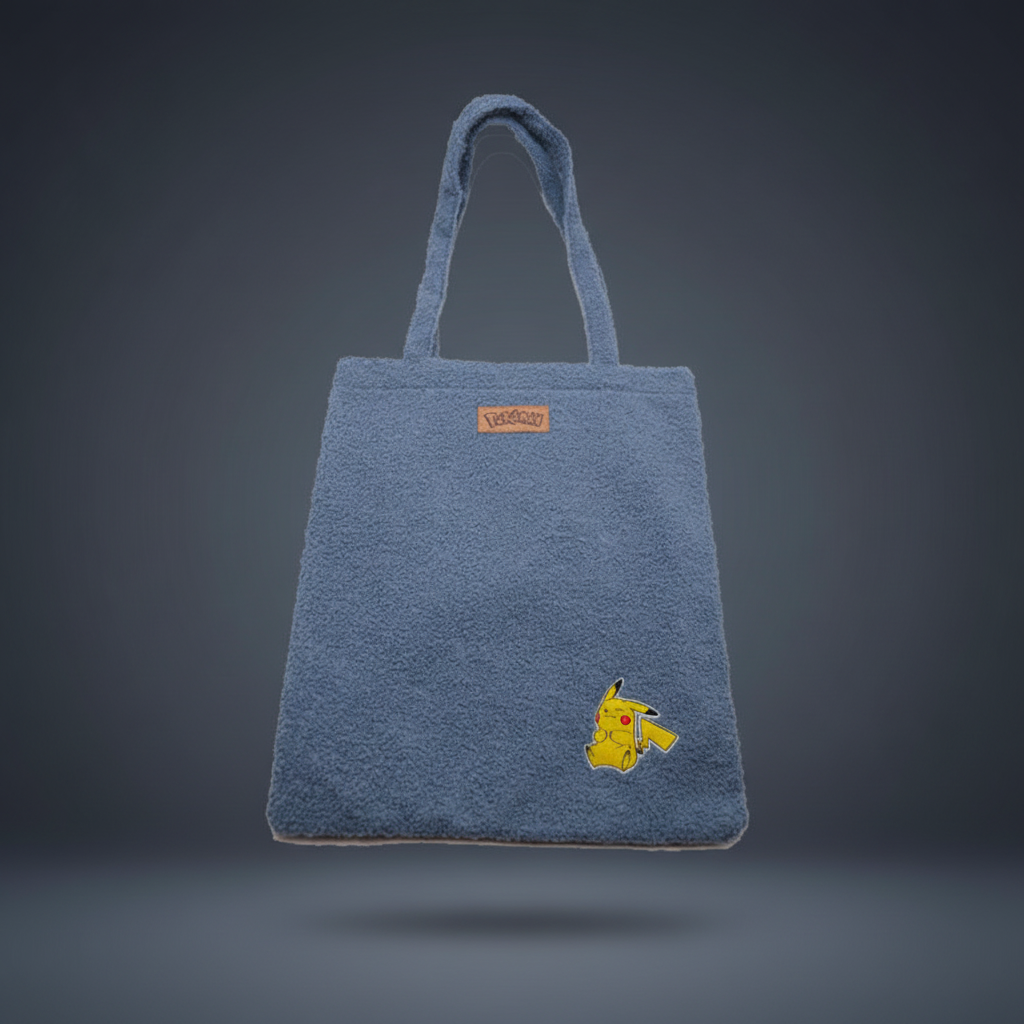 Teddy Shopping Bag Pokémon Pikachu - fond studio