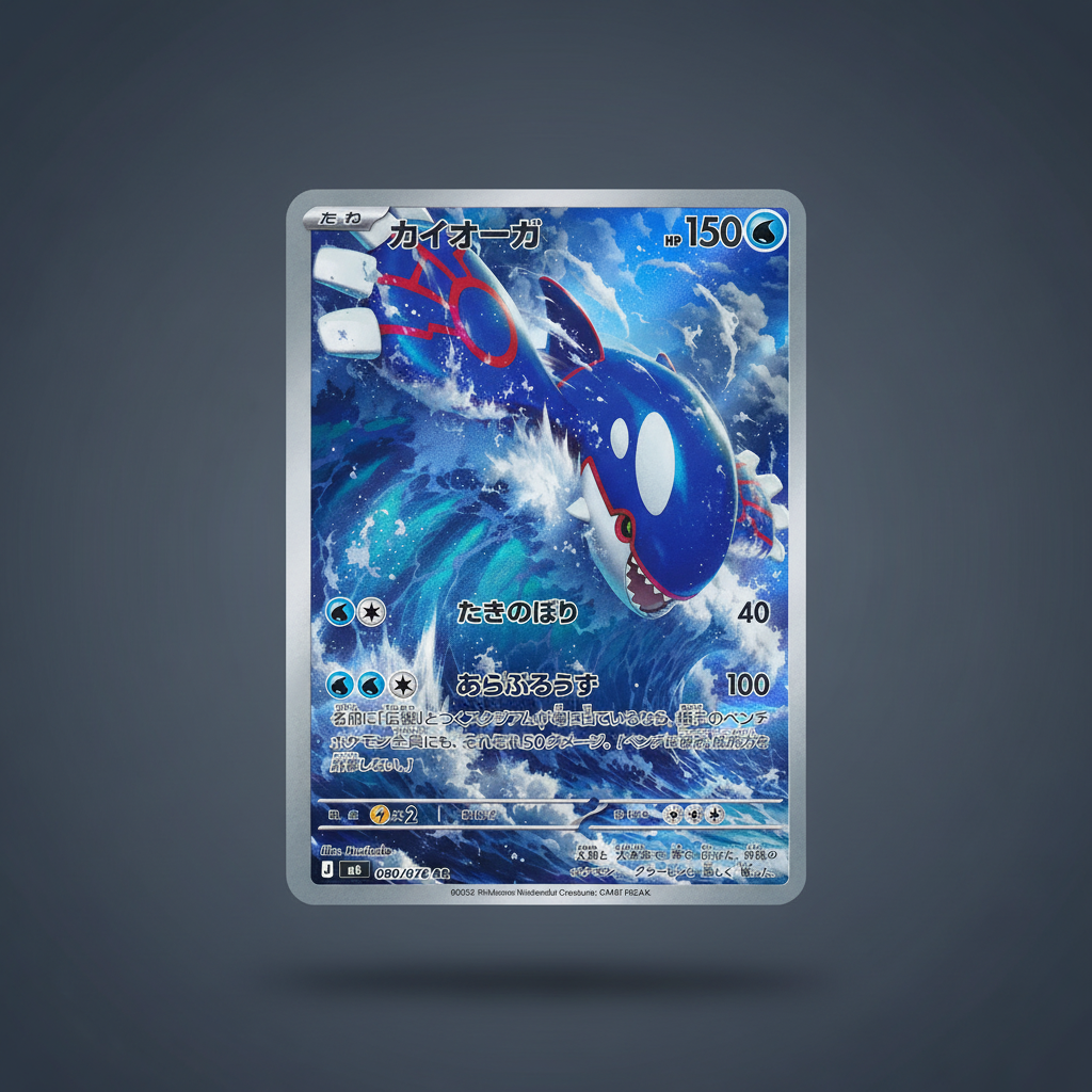 Kyogre 080/076 AR - fond ardoise