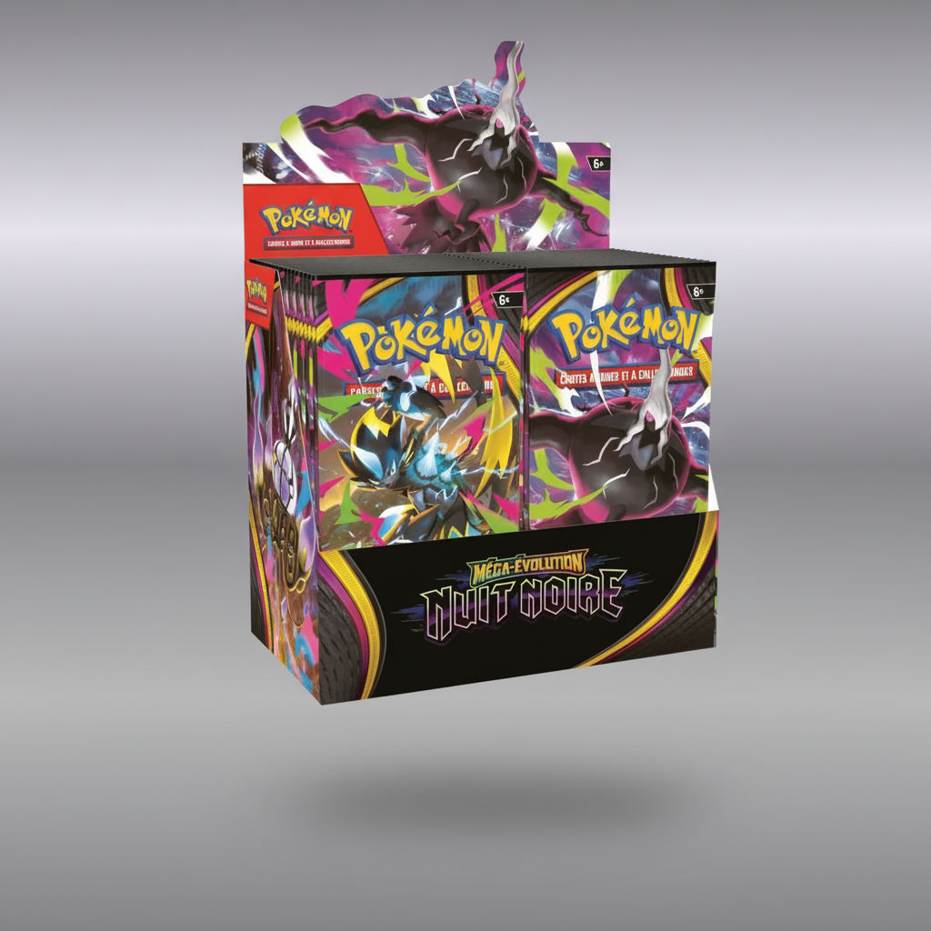 Display Pokémon 36 Boosters Nuit Noire FR