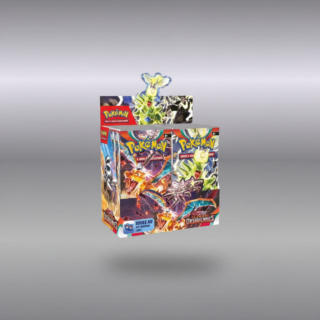 Display Pokémon 36 Boosters Flammes Obsidiennes FR
