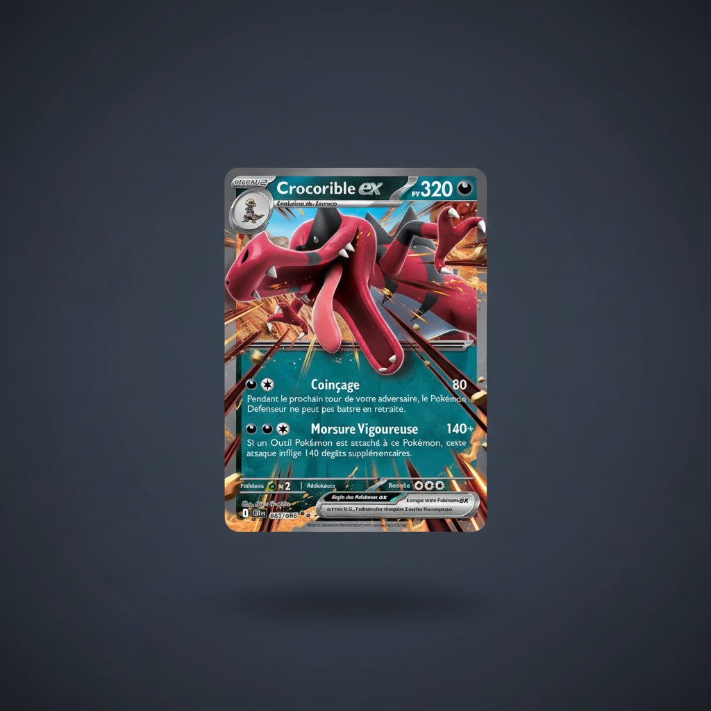 Crocorible ex 055/086 Chaos Ascendant Française