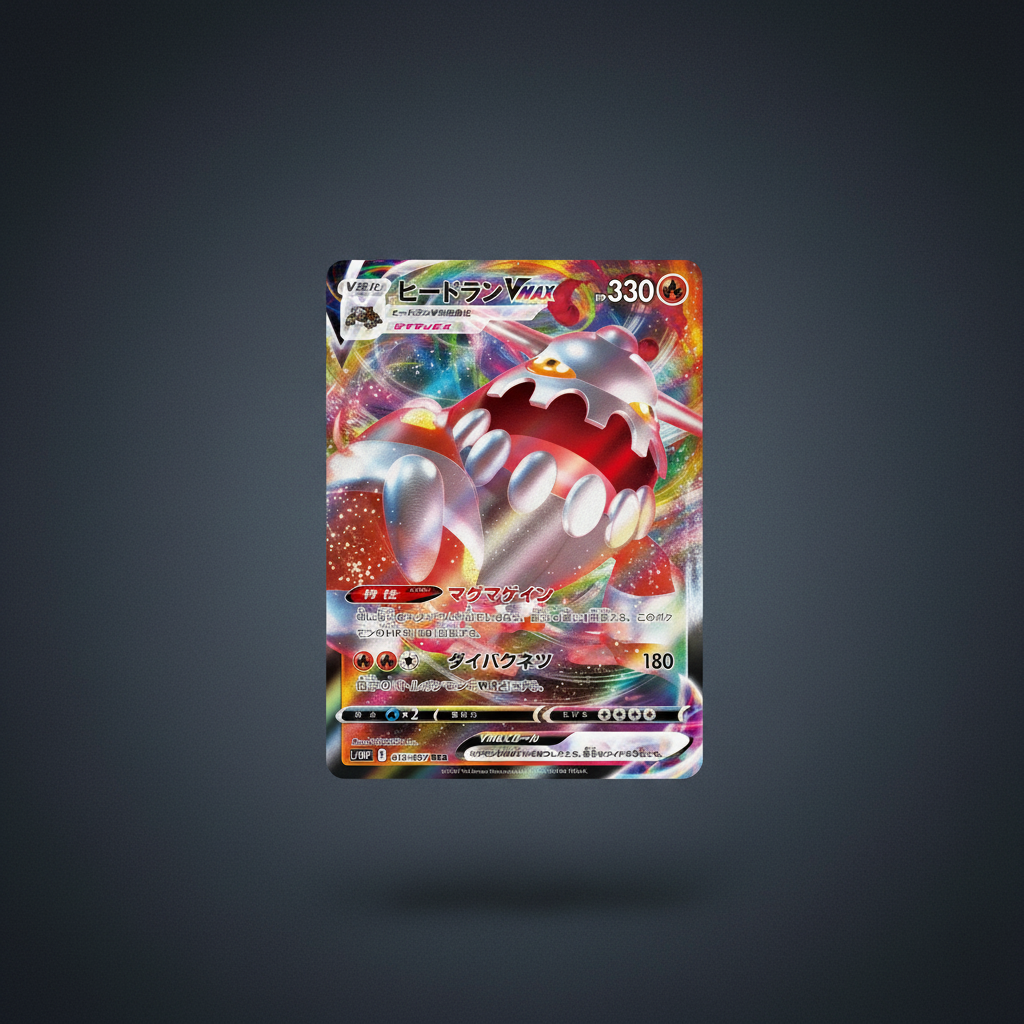 Heatran-VMAX 015/067 Space Juggler - Fond ardoise