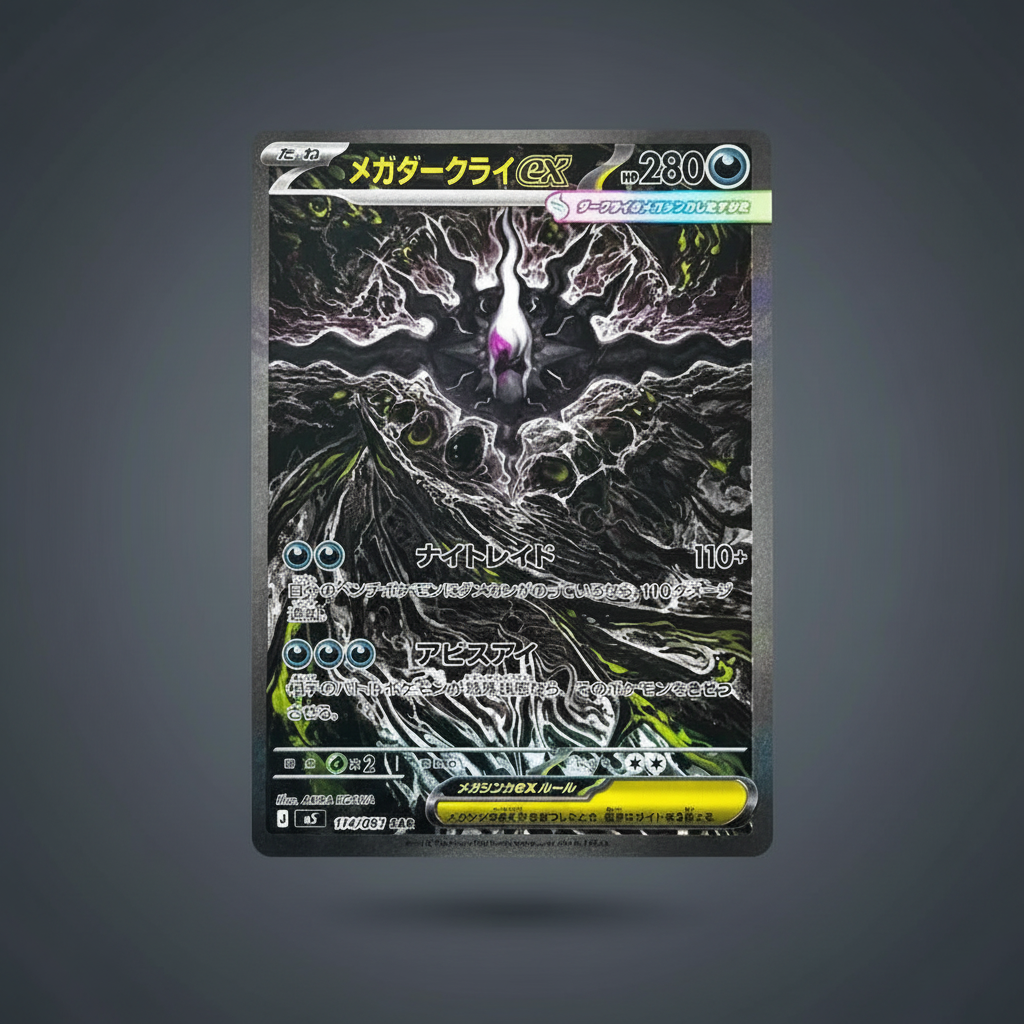 Carte Japonaise - Méga Darkrai EX SAR (114/081)