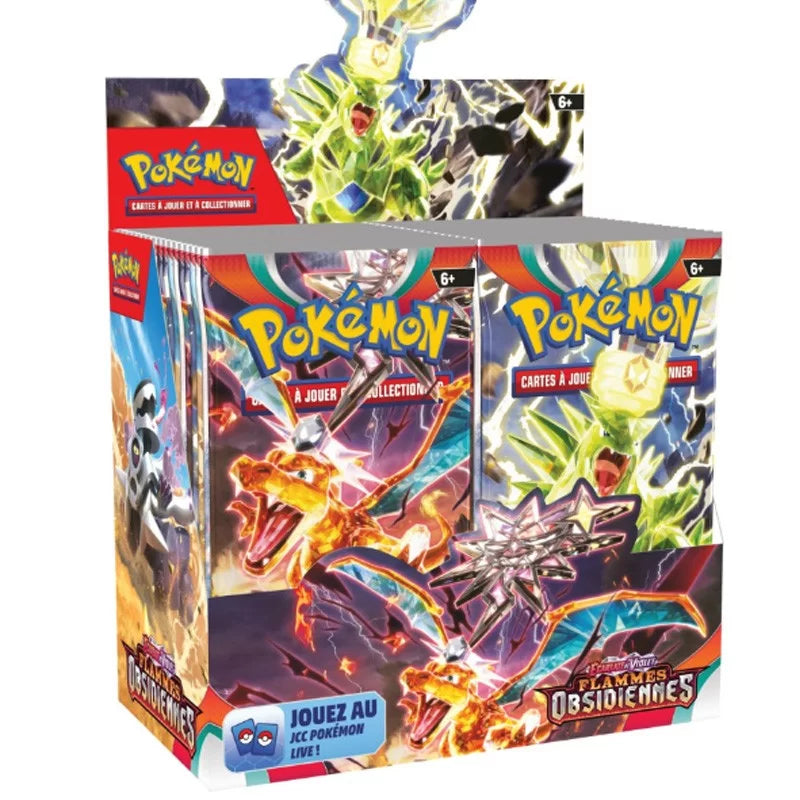 Display 36 Boosters Pokémon Flammes Obsidiennes FR