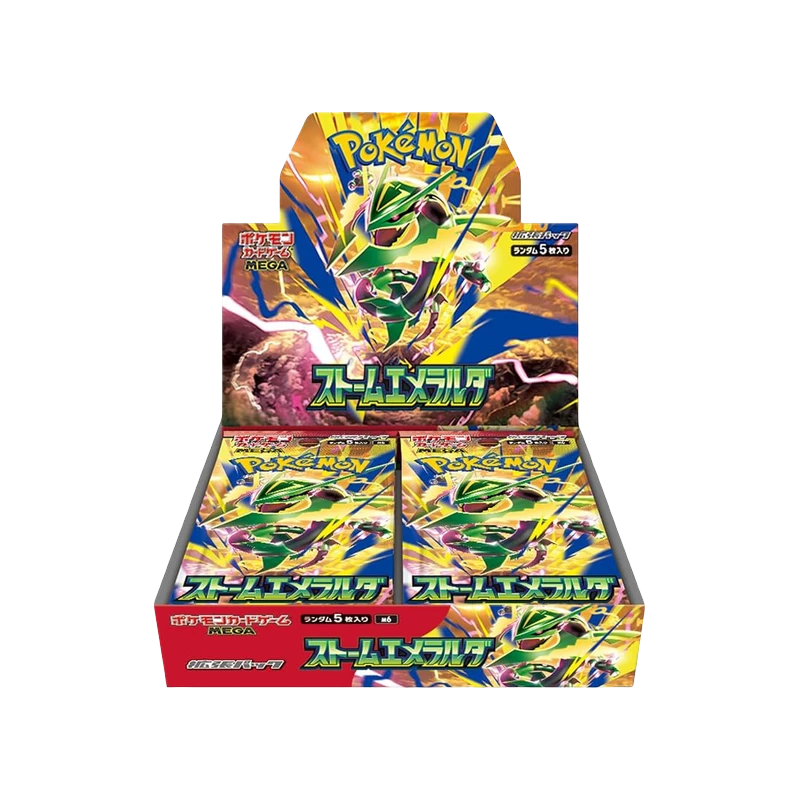 Display Japonais Storm Emeralda – Pokémon Card Game MEGA Bloc M6